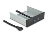 Delock Преден панел за кутия за 5.25″ с 2 x USB 5 Gbps Type-A