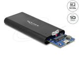 Външно чекмедже Delock за M.2 NVMe PCIe SSD със SuperSpeed USB 10 Gbps (USB 3.1 Gen 2) USB Type-C женски