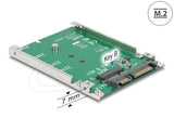 Конвертор DeLock, 2.5" SATA 22 pin - M.2 key B - 7 mm