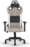 Геймърски стол Corsair T3 RUSH - Fabric Grey/White