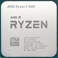 Процесор AMD Ryzen 5 5600, AM4 Socket, 6 Cores, 3.5GHz, 35MB Cache, 65W, Tray