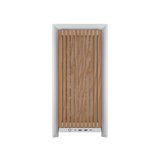 Кутия Corsair Frame 4000D Wood RS Mid-Tower - White/Oak
