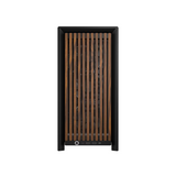 Кутия Corsair Frame 4000D Wood RS Mid-Tower - Black/Walnut