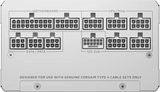Захранващ блок Corsair RM1200e White 1200W 80+ Gold ATX 3.1, Fully Modular