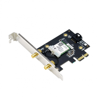 Безжичен адаптер ASUS PCE-AX1800 WiFi 6 PCI-e две външни антени и Bluetooth 5.2