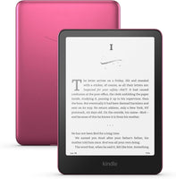 eBook четец Kindle Paperwhite Signature Edition 7", 32GB, 2024, 12 генерация, IPX8, metalilic rasberry