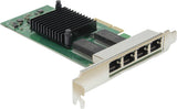 Мрежова карта Inter-Tech Argus ST-7238 PCIe, 4xRJ45 10/100/1000