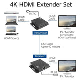 4K HDMI Extender (усилвател) ACT AC7801, усилва HDMI сигнал до 40 м по UTP кабел