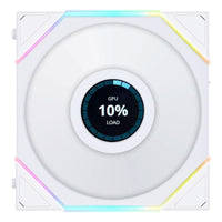 Комплект 3 броя Вентилатор Lian Li UNI FAN TL LCD 120mm - White