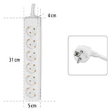 Разклонител HAMA, 6гнезда, 30383