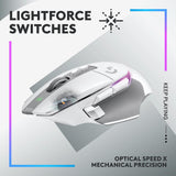 Геймърска мишка Logitech G502 X Plus White Lightsync RGB