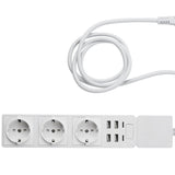 Смарт контакт Edimax SP-1123WT 3 гнезда за вътрешна употреба + 4x USB, WiFi