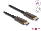 Оптичен кабел Delock, HDMI 8K, 60Hz, 48Gbps, 100 m