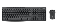 Kомплект безжични клавиатура с мишка Logitech MK370, Bluetooth, Черен