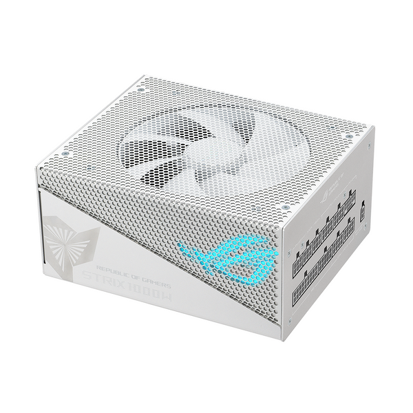 Захранващ блок ASUS ROG Strix 1000W 80+ Gold Aura White Edition, ATX 3.0, PCIe 5.0 Ready