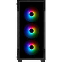 Кутия Corsair iCUE 220T RGB Smart Mid Tower, Tempered Glass, Черна