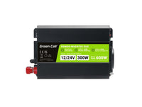 Инвертор GREEN CELL, PRO DUO 12V/24V to /220 V  DC/AC 300/600W INVGC1224M300DUO   Модифицирана синусоида