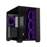 Кутия ASUS A32 PLUS Tempered Glass + 4 ARGB Вентилатора - Black