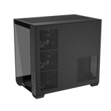 Кутия ASUS A32 PLUS Tempered Glass + 4 ARGB Вентилатора - Black