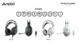 А4tech Fstyler FH300U Слушалки с микрофон USB, Noice Cancelling, бял