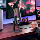 Настолен микрофон FIFINE A9 RGB 4 Polar Patterns- Black