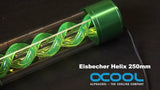 Резервоар Alphacool Eisbecher Helix 250 мм - Зелен