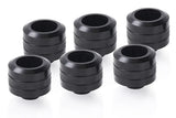 Компресионен фитинг Alphacool Eiszapfen PRO 16mm HardTube Fitting G1/4 - Deep Black (6 бр)