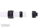 Компресионен фитинг Alphacool Eiszapfen PRO 16mm HardTube Fitting G1/4 - Deep Black (6 бр)