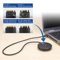 Докоинг станция ACT, USB-C - M.2 NVMe/PCIe SSD, 10 Gbps