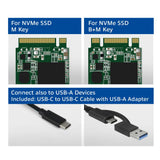 Чекмедже за диск ACT  AC1615, USB-C M.2 NVMe / PCIe SSD