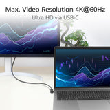 ACT Кабел USB-C - USB-C, 10Gbps, 60W, 1 m, конектори 90° left/right, up/down angled