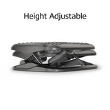 ACT Ергономична регулируема поставка за крака с масажни ролки