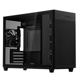 Кутия ASUS PRIME AP201 Tempered Glass, Micro ATX - Black