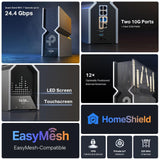 Безжичен рутер TP-Link Archer BE900 Quad-Band Wi-Fi 7