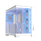Кутия ASUS A32 PLUS Tempered Glass + 4 ARGB Вентилатора - White