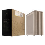 Кутия ASUS ProArt PA401 Wood Edition Beige - Mesh Panel