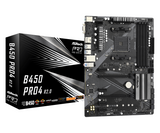 Дънна платка ASRock B450 Pro4 R2.0, AM4, DDR4