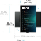 Монитор за програмиране BenQ RD320UA, 31.5", Ergo Stand