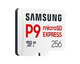 Карта памет Samsung microSDXC, 256GB, P9, 800 MB/s, UHS-I 90 MB/s U3, V30, A1