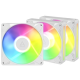 Комплект вентилатори ARCTIC BioniX P14 A-RGB PWM 140mm Daisy Chain - Бял