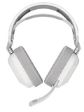 Геймърски слушалки с микрофон Corsair HS80 MAX White безжични и блутут PC/PS5/PS4