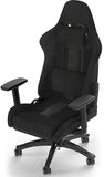 Геймърски стол Corsair TC100 RELAXED - Fabric Black/Black