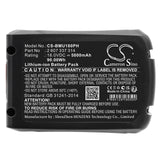 Батерия  акумулаторен трион  BOSCH AdvancedCut 18 1600A005B0 LiIon 18V 5000mAh Cameron Sino