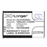 Батерия за мобилен телефон   PHILIPS AB1720AWM, AB1790AWM, Xenium 9A9K LiIon 3,7V 1800mAh CAMERON SINO