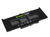 Батерия за лаптоп  Dell Latitude E7270 E7470 J60J5 7,6V 5800mAh GREEN CELL