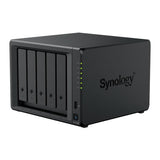 Мрежов сторидж Synology NAS DS1525+, за 5 диска, AMD Ryzen V1500B, 8GB DDR4 SODIMM