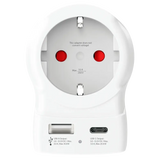 Skross универсален адаптер Europe to UK + 1 x USB  A/C порт, 20W 1500283E