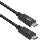 ACT Кабел USB-C - USB-C, 0.8 м / USB4, 40Gbps, 240W, сертифициран USB-IF