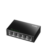 Суич Cudy FS105, 5-портов 10/100 Mbps RJ 45, Метален корпус, Черен