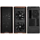 Кутия Lian-Li LANCOOL 217 Mid-Tower, Tempered Glass, Wood-Black